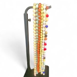 Vintage Silk Beaded Necklaces